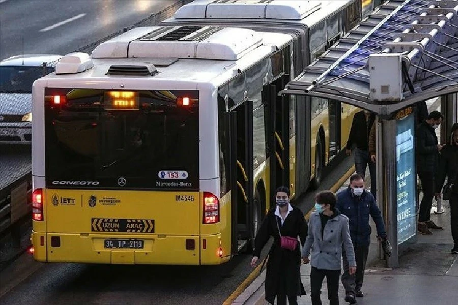 Public transportation system in Antalya