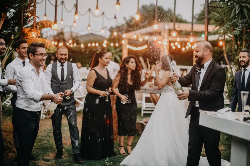 Beautifully decorated wedding venue showcasing outside suppliers' work for an Antalya wedding in 2027