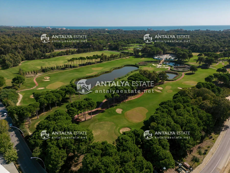 A view of Antalya golf courses in Belek area