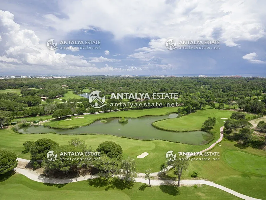 A view of the golf courses in Belek 