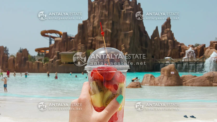 A view of the beach park at the Land of Legend Hotel in Antalya