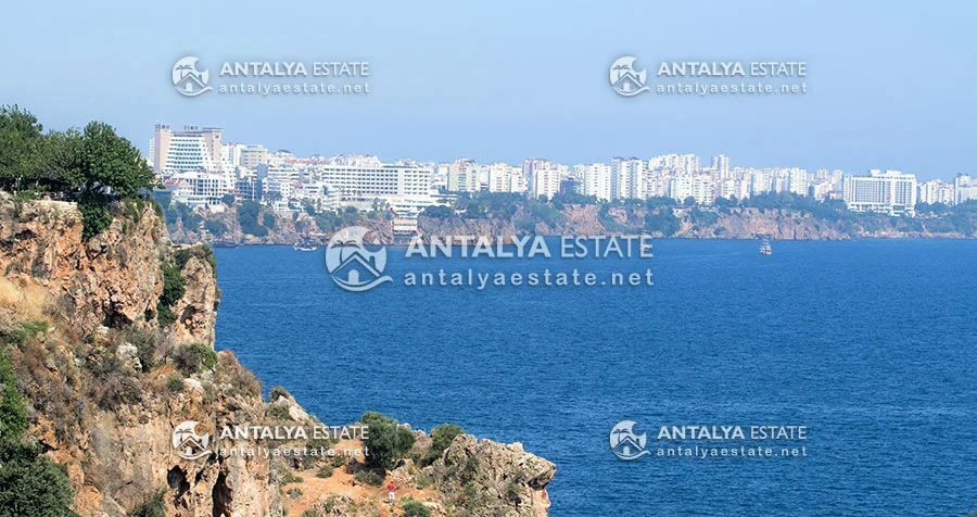 Apartment for sale in Lara Antalya with sea and beach view