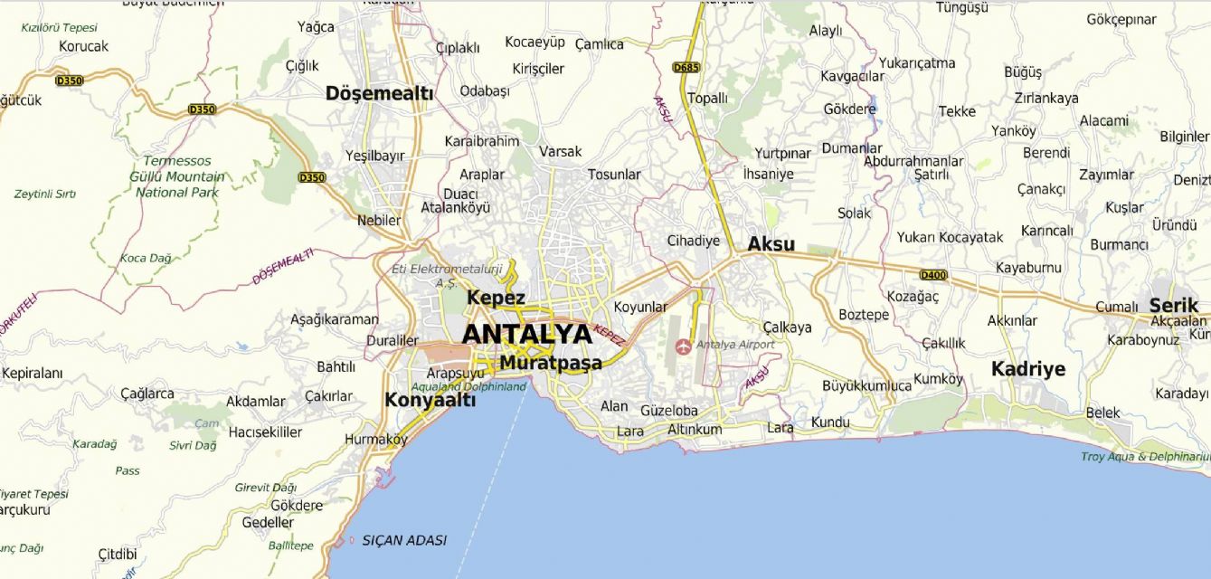 راهنمای سفر به آنتالیا