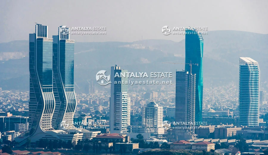 A view of the magnificent skyscrapers of Turkey