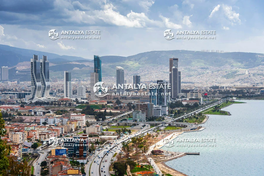 Skyscrapers in the center of Izmir