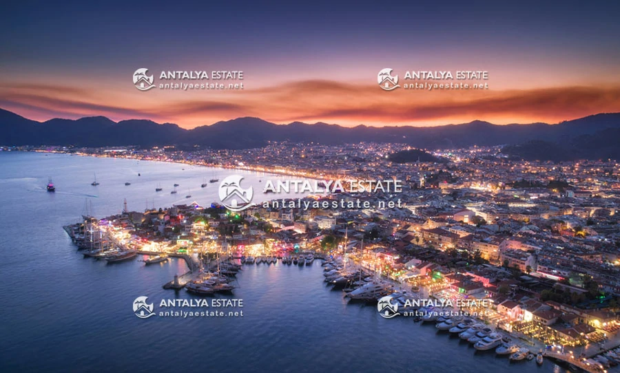 Beach villa for sale in Marmaris city