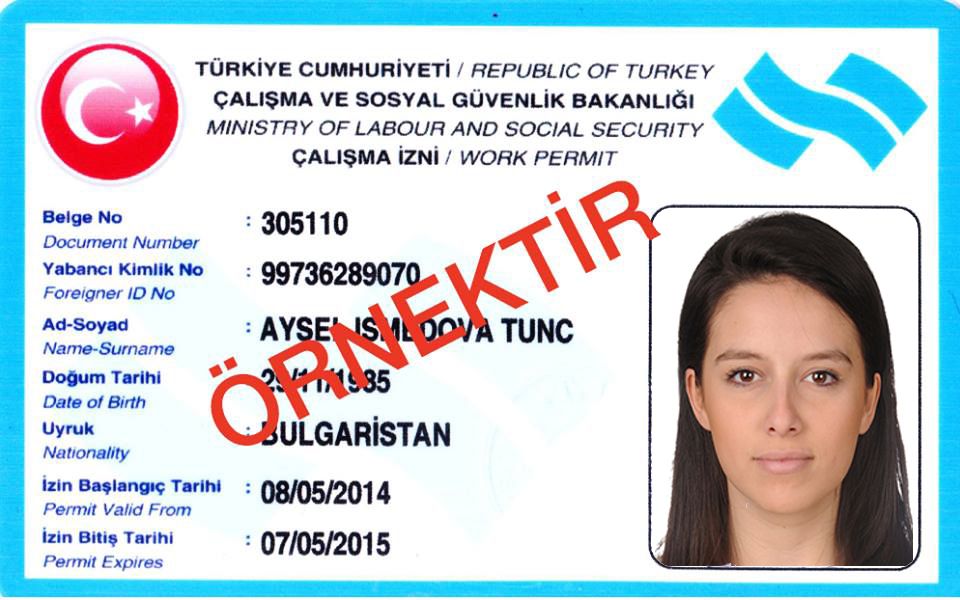 مجوز کار در ترکیه