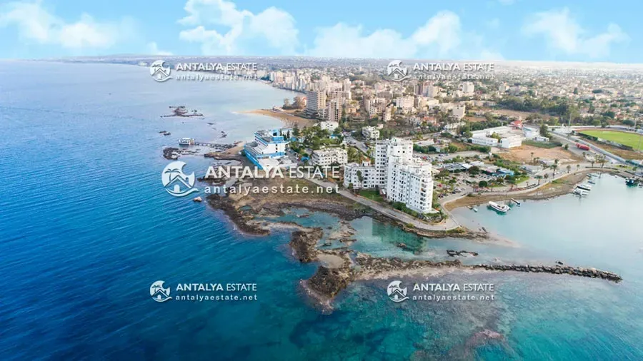 Residential units with sea view in North Cyprus (Palm Beach, Famagusta)