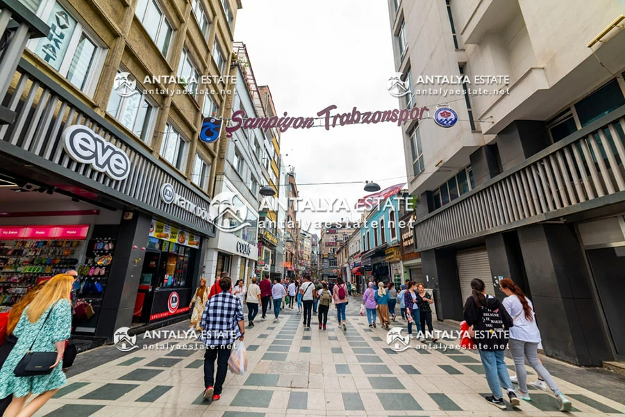 The tourist city of Trabzon, Turkey